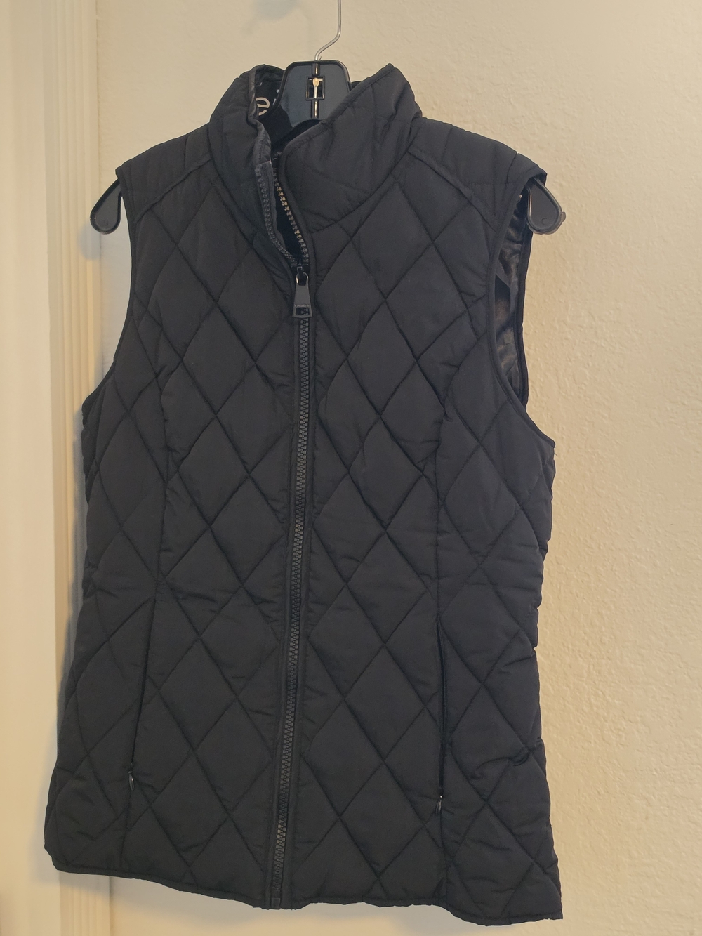 Calvin Klein Black Quilted Sleeveless Vest